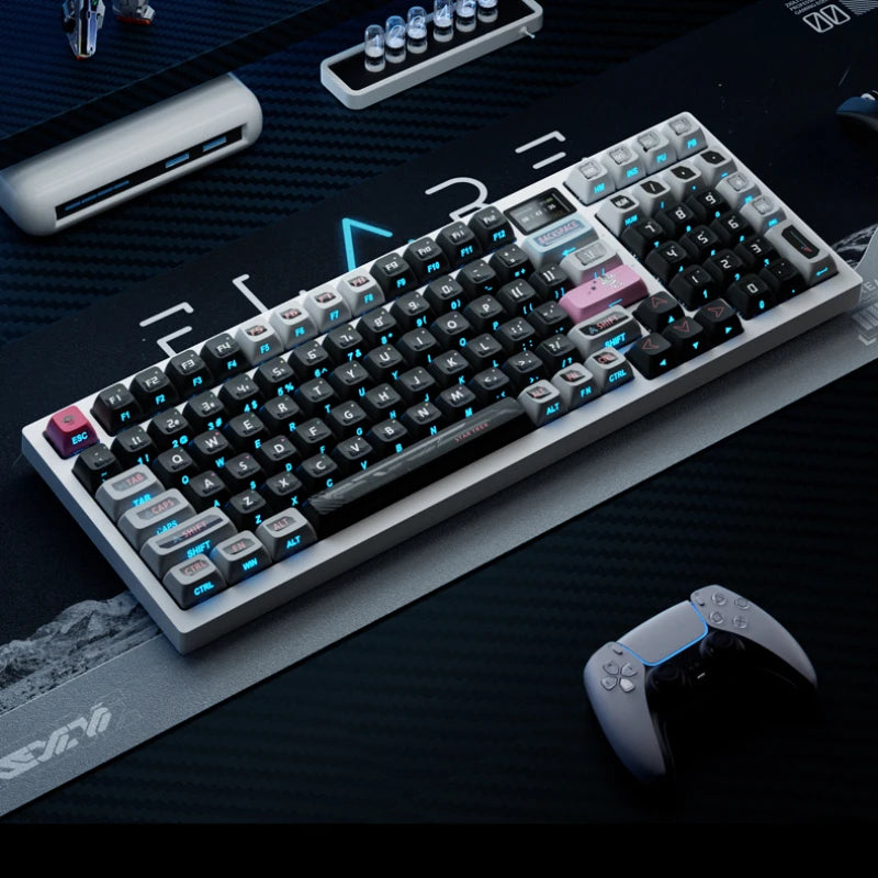 Mifuny Interstellar Theme Keycaps 118Keys Side-Engraved PBT Cherry Profill Keycap Mechanical Keyboard Accessories for PC Laptop