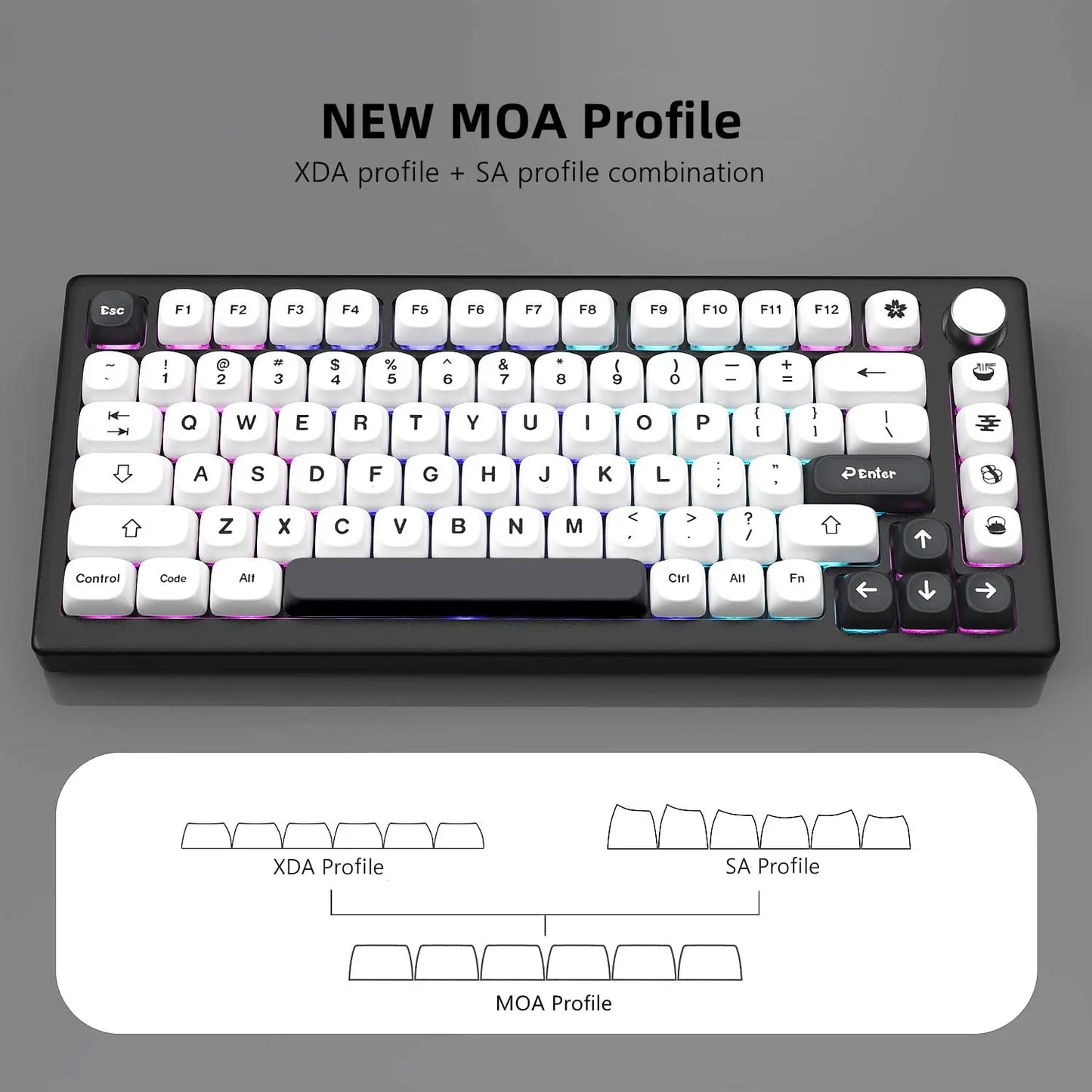 142 Keys Bow PBT Keycaps MOA Profile PBT Dye Sublimation DIY Key Caps for 61/87/104 Cherry MX Switch Gaming Mechanical Keyboard