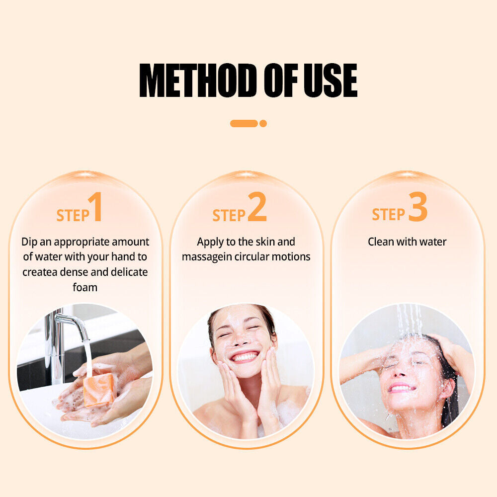 1-5 Tumeric Soap Skin Whitening Dark Spots Lightening Acne Brightening Turmeric