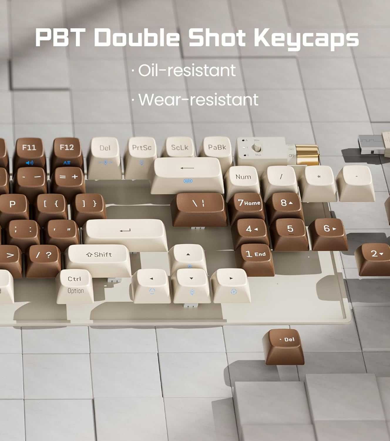 R100 96% Wireless Mechanical Keyboard with Gateron G Pro 3.0 Yellow Switches, Tri-Mode Connectivity (BT 5.0/2.4Ghz/Usb-C),Hot Swappable Custom Keyboard,Rgb Light,Compatible with Windows & Mac