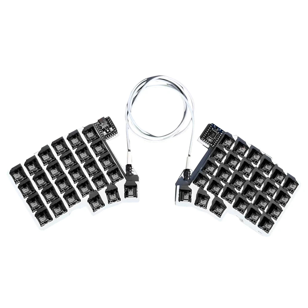 Split Keyboard Wired Ergonomics Keyboard Hot Swap Left Right Hand Keyboard Split-Layout Keyboard Customized PC Gamer Accessories