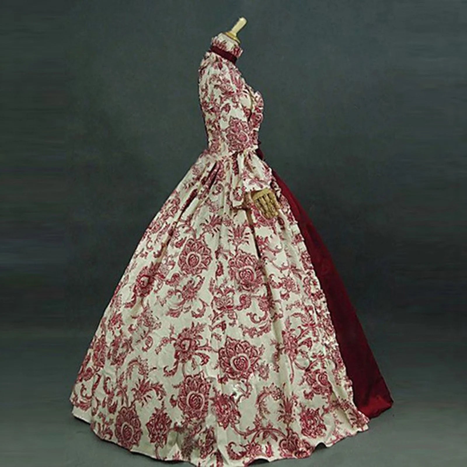 Regency Dress Womens Victorian Masquerade Gown Rococo Renaissance Cinch Corset Dresses