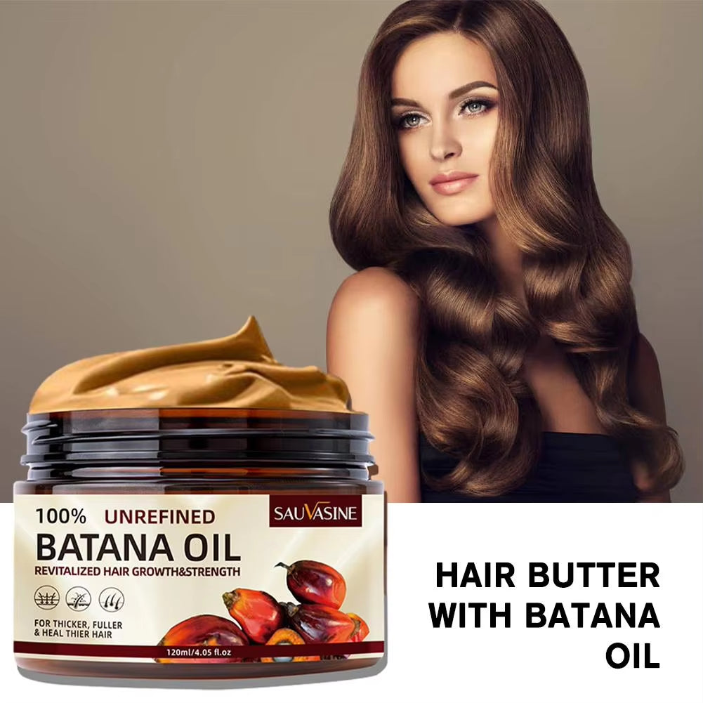 120G Batana Oil Conditioner for Hair Care, Raw Pure Batana Oil, Hair Care Mask for All Hair Types, Conditioner Care Split Ends