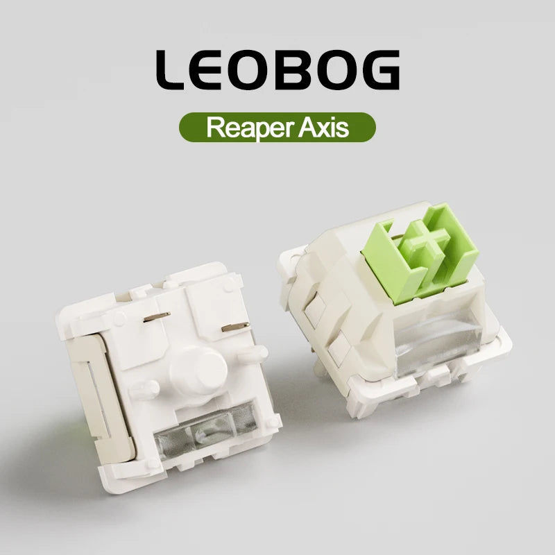 Reaper Linear Switch 100Pcs 5-Pin 45Gf Linear Switch with POM Stem Compatible for MX Keycaps
