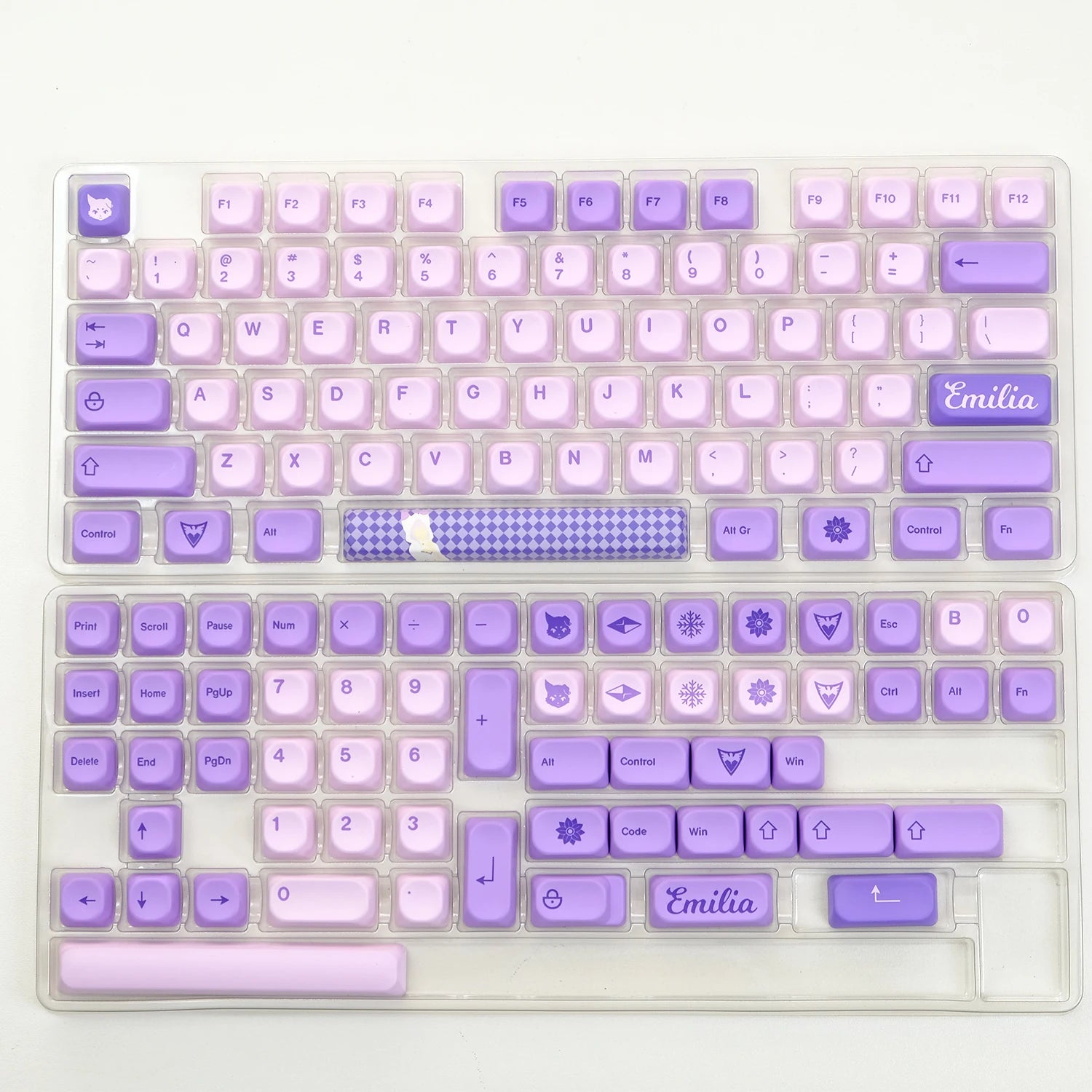 KOA Profile Keycap GMK Style Retro 9009 Theme PBT Keycaps for Mechanical Keyboard Gaming KIT Korean 139 Keys ISO Key Cap