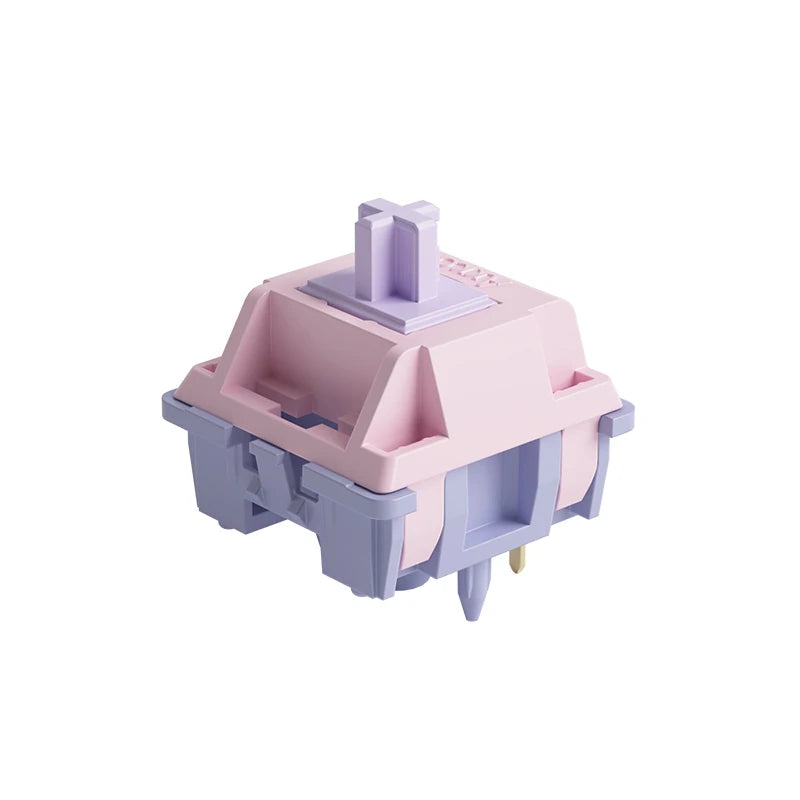Fairy Switch 5 Pin 50Gf Linear Silent Switch Compatible with MX Mechanical Keyboard (45Pcs)