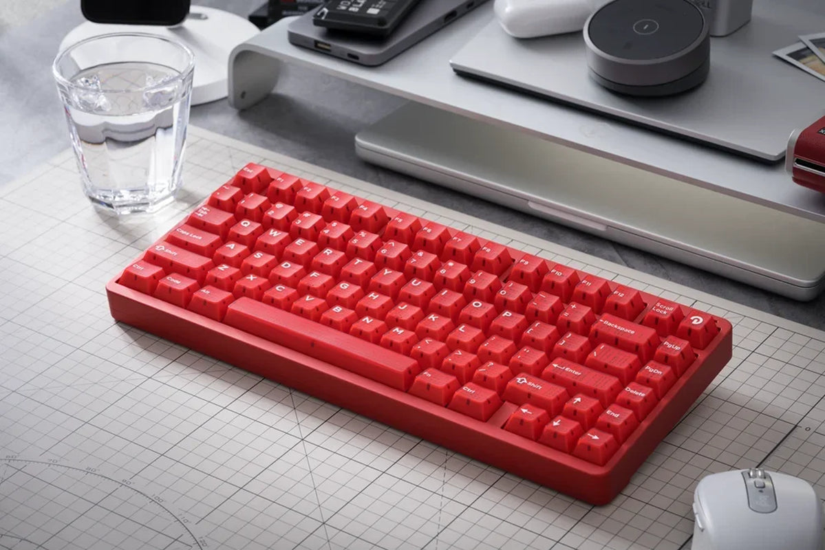 Ruby Cherry Profile Abs Doubleshot Backlit Keycap for Mx Keyboard Poker 87 104 Xd64 Xd68 BM60 BM65 BM68 BM80
