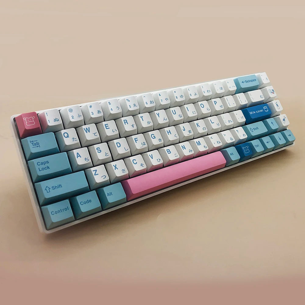 Keyboard Replacement Key Cap PBT Dye Sublimation Mechanical Keyboard Keycap Ergonomic Keyboard Accessories 126/127/134Keys