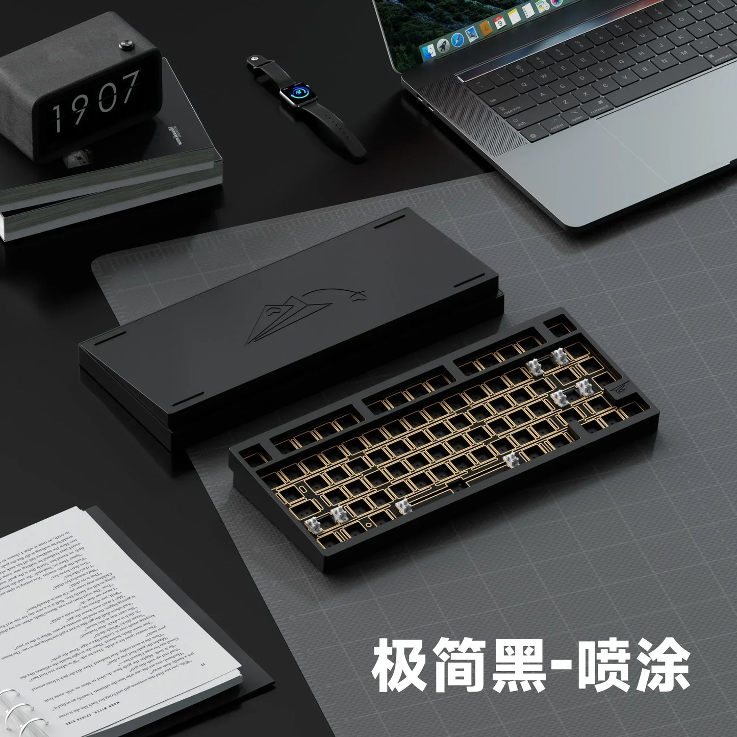 Weikav Lucky D75 Gaming Keyboards Kits Rgb Hot-Swap Aluminum Alloy Wireless Tri Mode Customized Keyboard Kit PC E-Sports Gifts