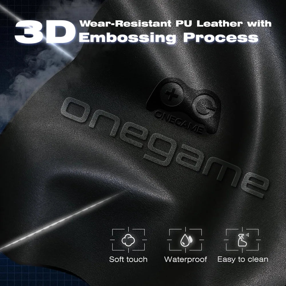Gaming Chair for Adults, Ergonomic Computer Gamer Chair, Racing Style Swivel Office Desk Chair with Headrest and Lumbar Support