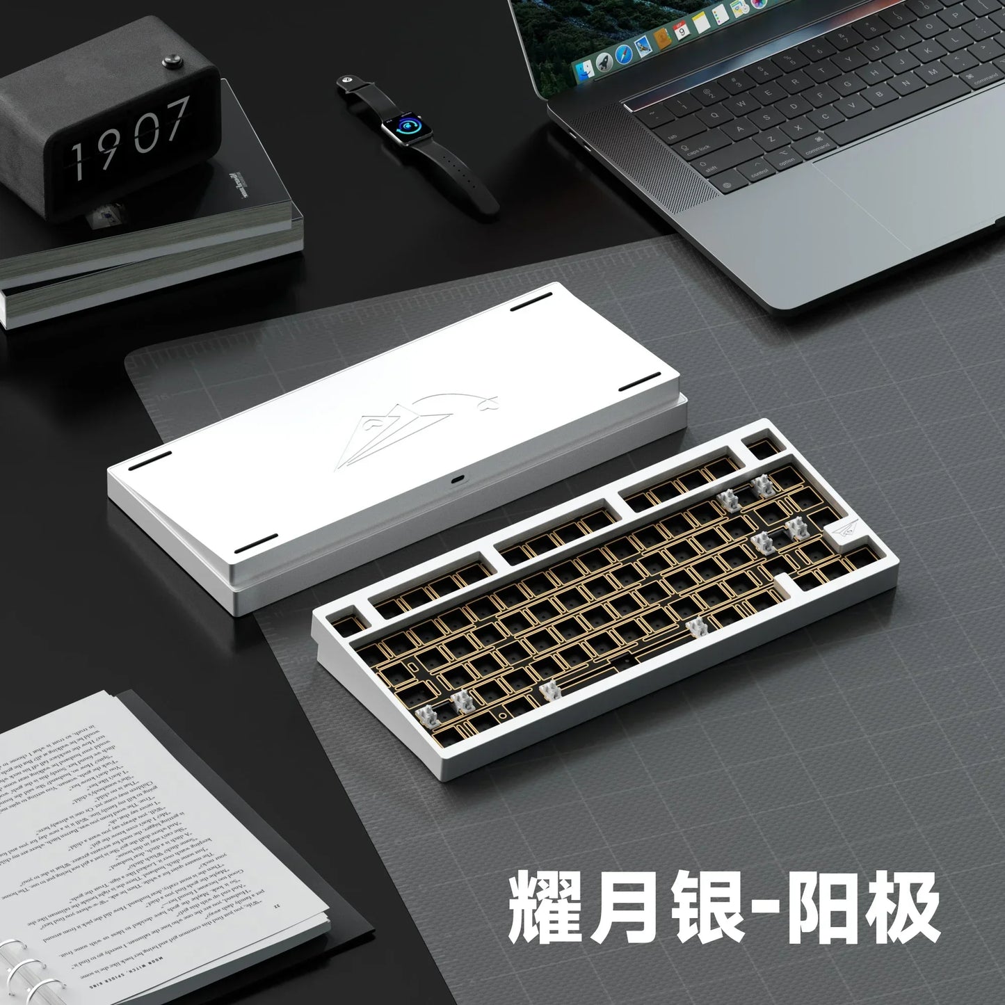 Weikav Lucky D75 Gaming Keyboards Kits Rgb Hot-Swap Aluminum Alloy Wireless Tri Mode Customized Keyboard Kit PC E-Sports Gifts
