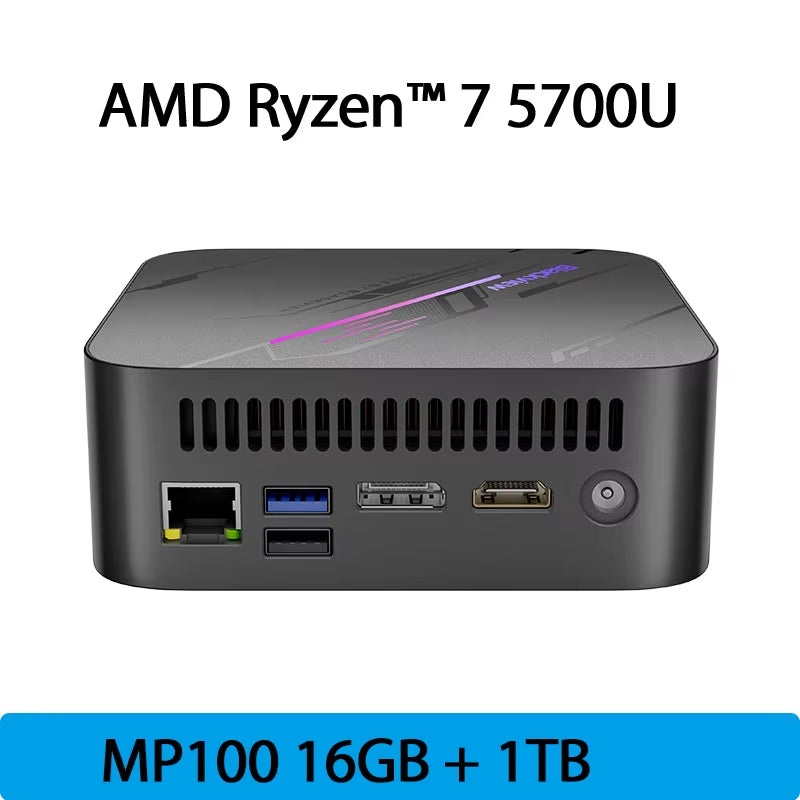 [World Premiere] Blackview Mini PC MP100  R7 5825U Mini PC 8-Core 16-Thread 16GB /32GB DDR4 512GB/1TB SSD Mini Computer PC