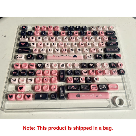 132 Keys Green 5 Sides Dye Sublimation PBT Keycaps Cute MOA Profile Keycaps for Cherry Gateron MX Switches Mechanical Keyboards