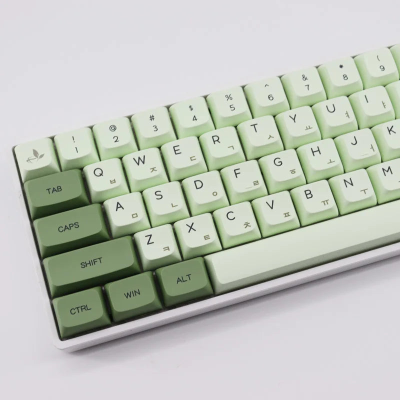 ​Matcha Sublimation PBT Keycaps Similar XDA Profile English Japanese 124 Key Keycap Mechanical Keyboard Key-Cap