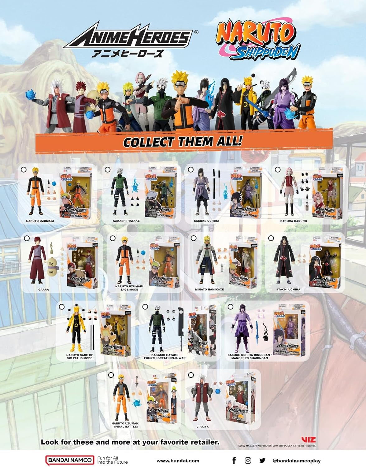 ANIME HEROES - Naruto Shippuden - Haruno Sakura Action Figure