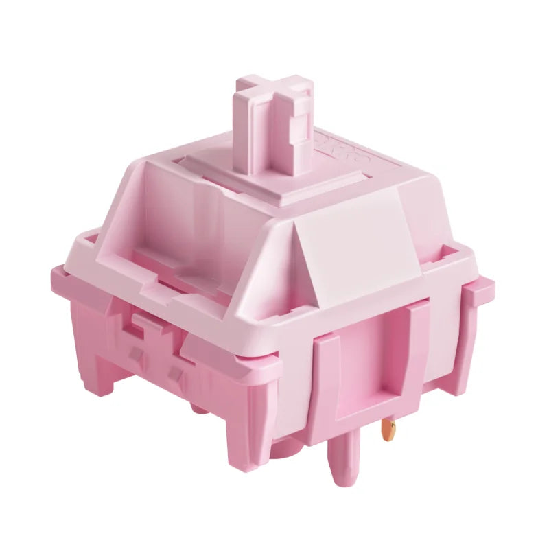 Stellar Rose Switch 5 Pins 37Gf Low Operating Linear Switches Factory Lubed Compatible with MX Mechanical Keyboard (45 Pcs)