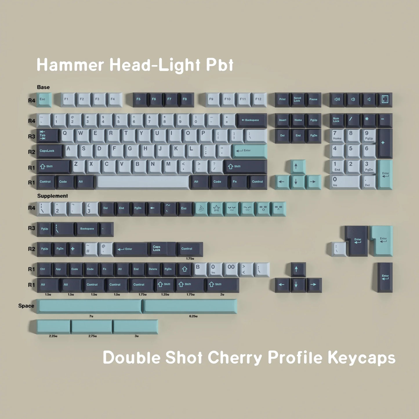 Double Shot Keycaps Pbt GMK JTK Clone Big Set Keycaps 7U Alice Split Space Bars ISO ANSI Layout for Mechanical Keyboard Wooting