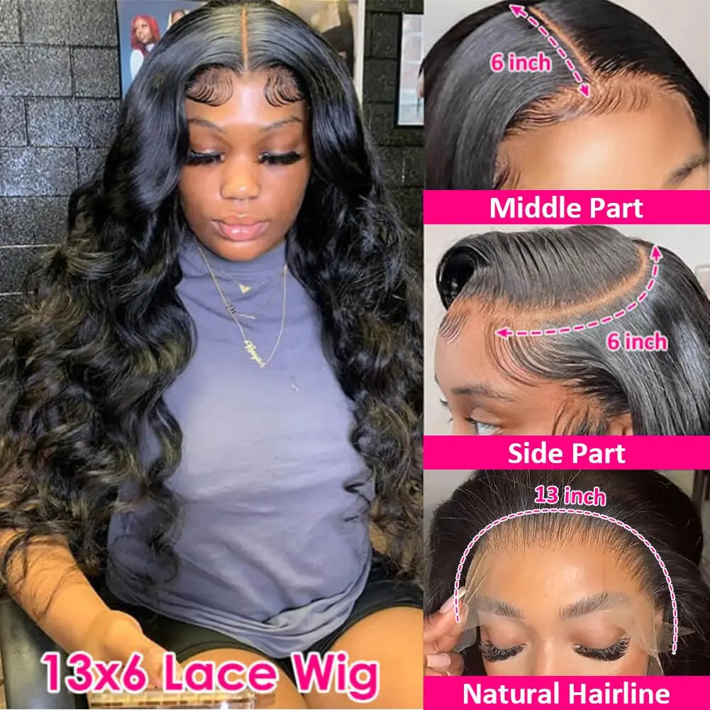 30 40 Inch Body Wave Human Hair Wigs 13X4 13X6 Hd Lace Frontal Wig 100% Human Hair Glueless Wigs Pre Cut 5X5 Hd Lace Closure Wig