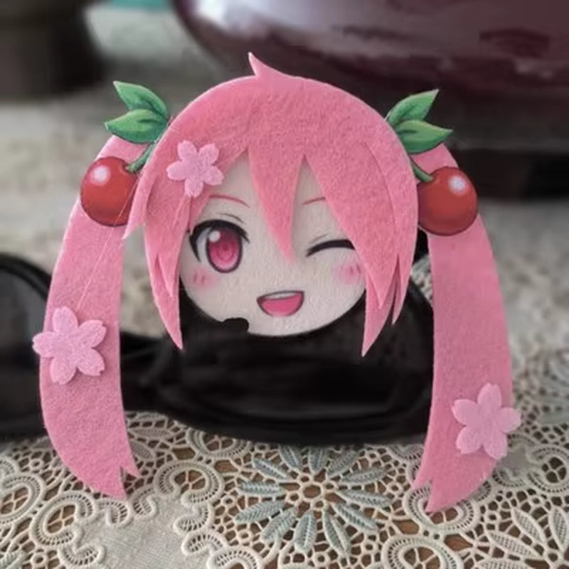 Hatsune Miku Anime Figure Brooches Q Version Vocaloid Anime Figures Brooch Periphery Collection Brooch Bag Accessories Gifts