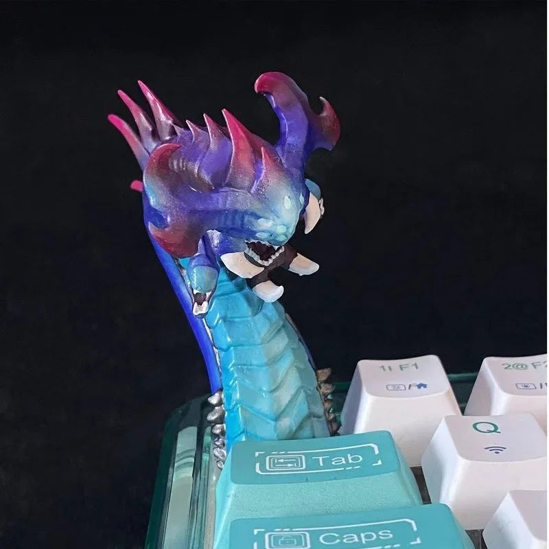 Lol Baron Nashor League of Legends Game Theme 3D Sculpture Mechanical Keyboard Custom Customize Keycap E-Sports Night Demon