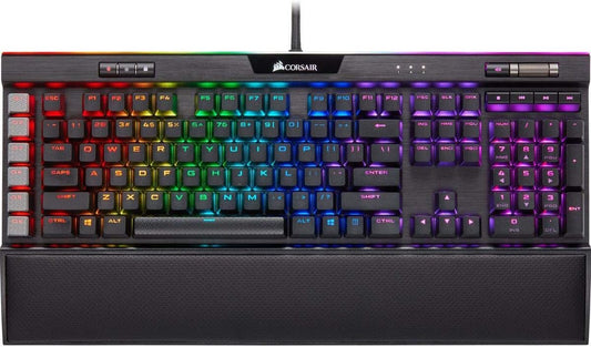 Corsair K95 RGB Platinum XT Mechanical USB Gaming Keyboard, Backlit RGB LED, Cherry MX RGB Brown, Black