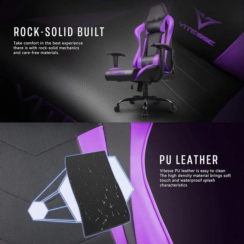 Ergonomic Racing Gaming Chair, 330 Lbs PC Computer Chair with Support and Headrest
