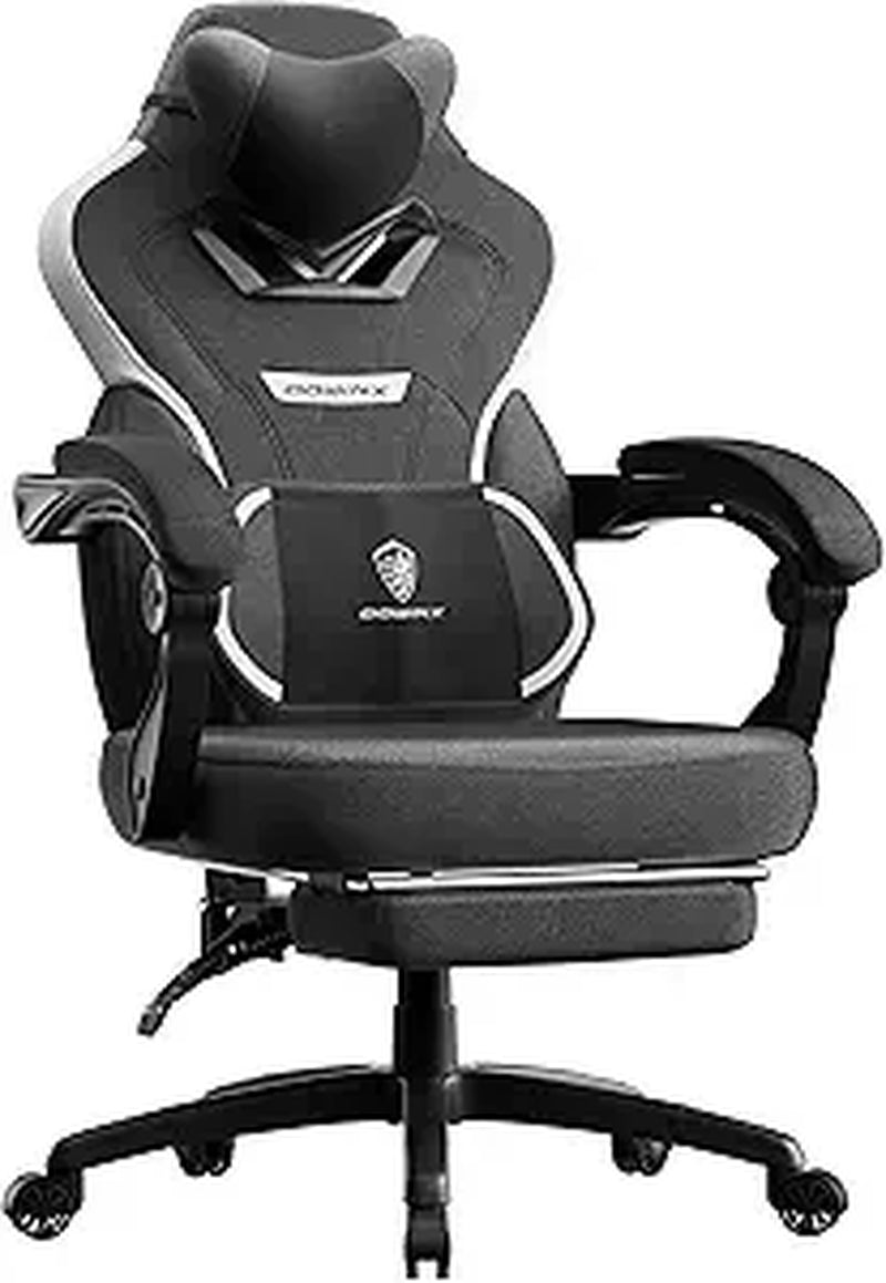 Gaming Chair with Footrest,Big and Tall Game Chair for Heavy People, Gamer Chair with Massage Lumbar Support,Ergonomic Computer