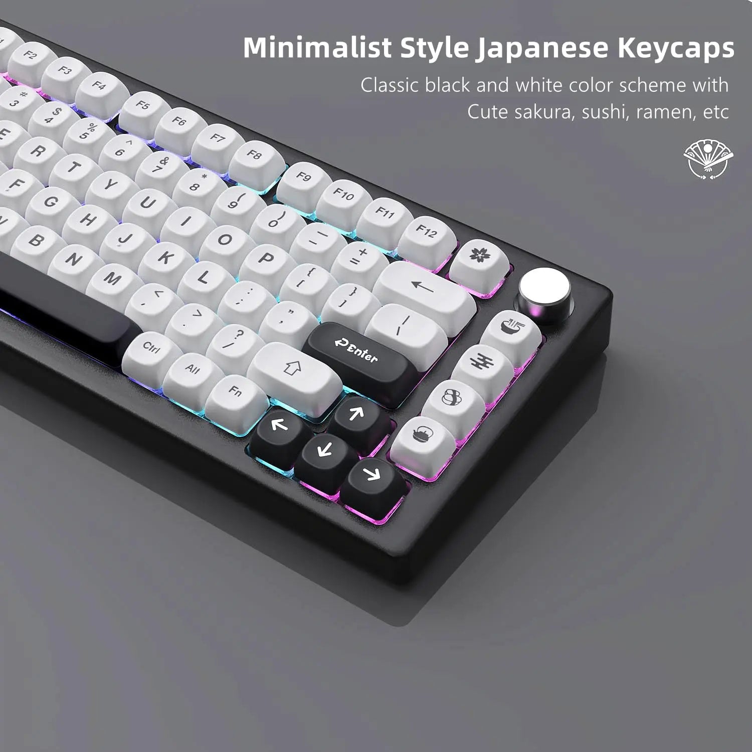 142 Keys Bow PBT Keycaps MOA Profile PBT Dye Sublimation DIY Key Caps for 61/87/104 Cherry MX Switch Gaming Mechanical Keyboard