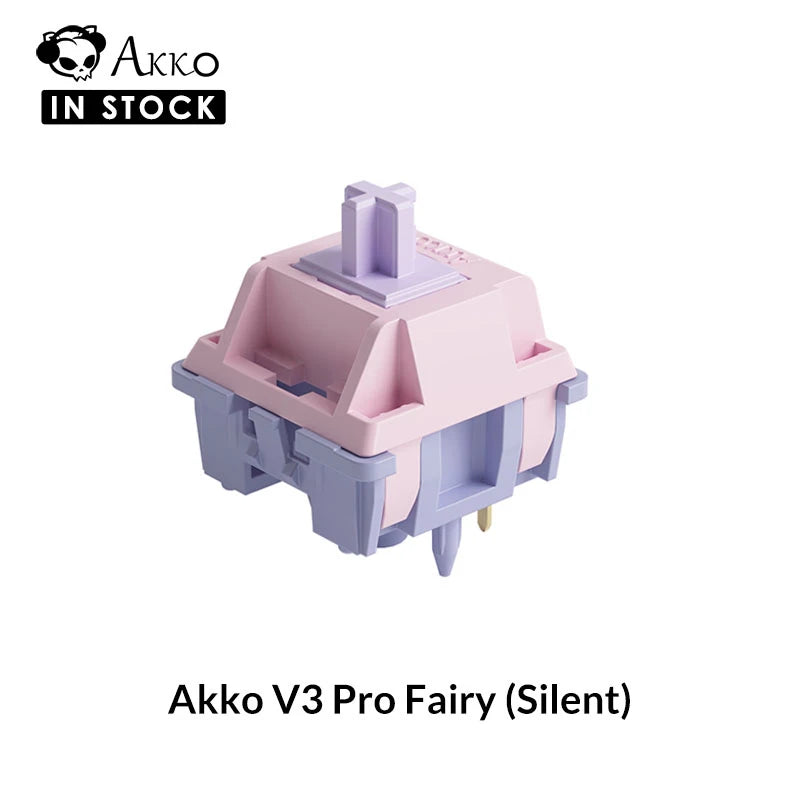 Fairy Switch 5 Pin 50Gf Linear Silent Switches for MX Mechanical Keyboard Suitable for Office Typing(45Pcs)