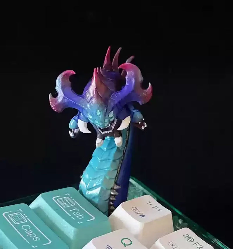 Lol Baron Nashor League of Legends Game Theme 3D Sculpture Mechanical Keyboard Custom Customize Keycap E-Sports Night Demon