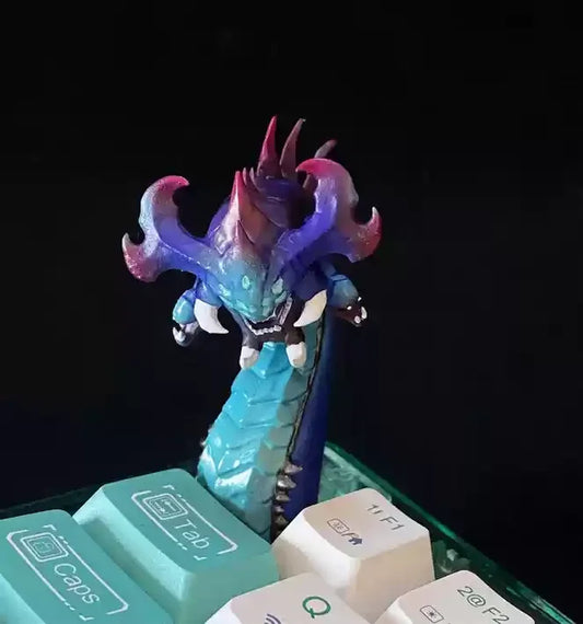 Lol Baron Nashor League of Legends Game Theme 3D Sculpture Mechanical Keyboard Custom Customize Keycap E-Sports Night Demon