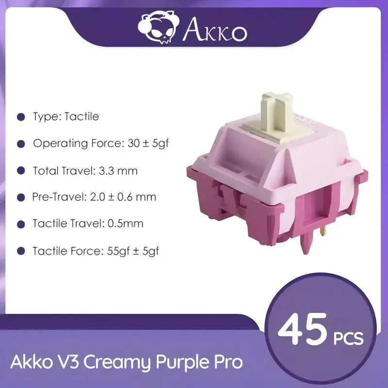 V3 Pro Switches Tactile / Linear Switch for Mechanical Keyboard 45Pcs Pack Replaceable Outemu Gateron Cherry MX Keyswitch