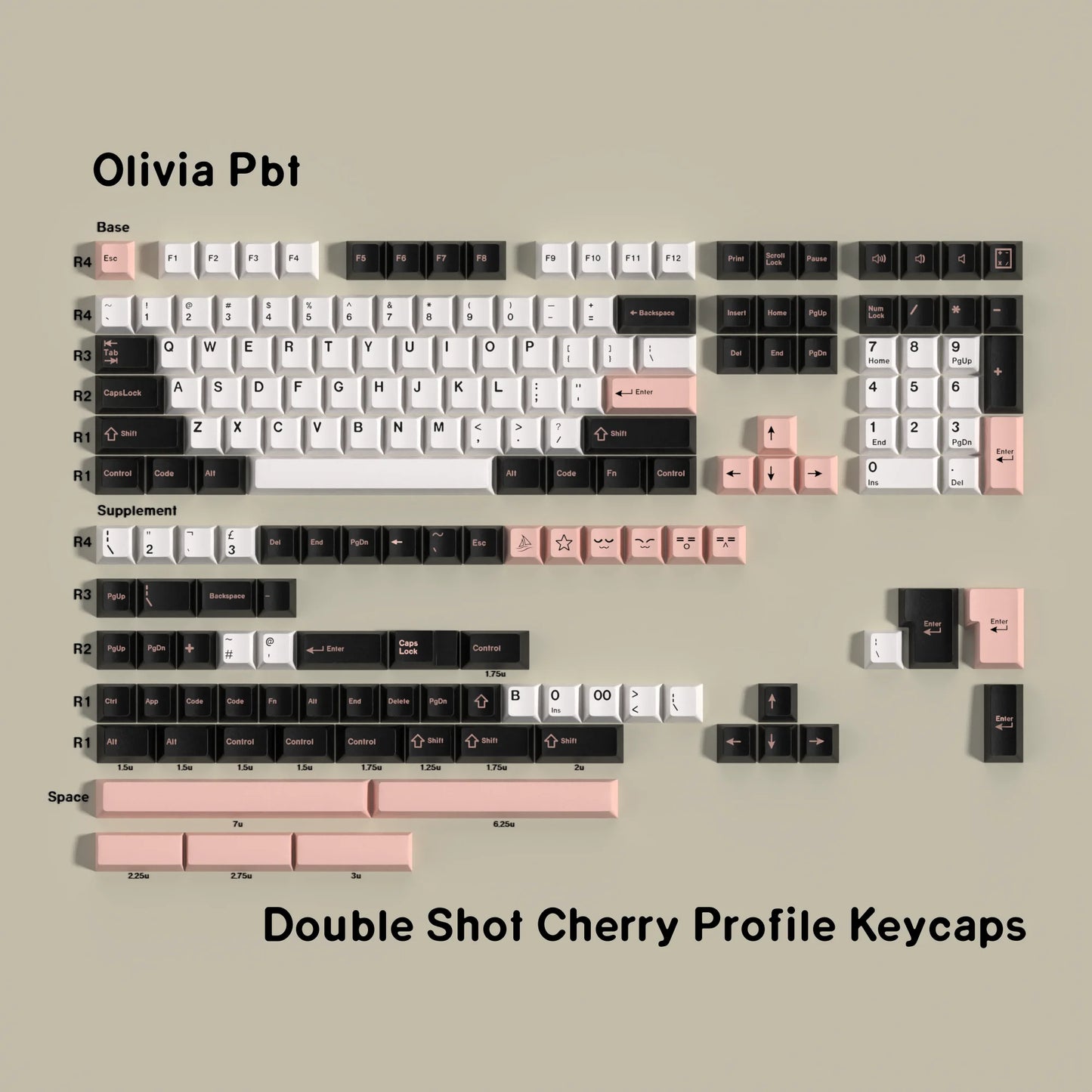 Double Shot Keycaps Pbt GMK JTK Clone Big Set Keycaps 7U Alice Split Space Bars ISO ANSI Layout for Mechanical Keyboard Wooting