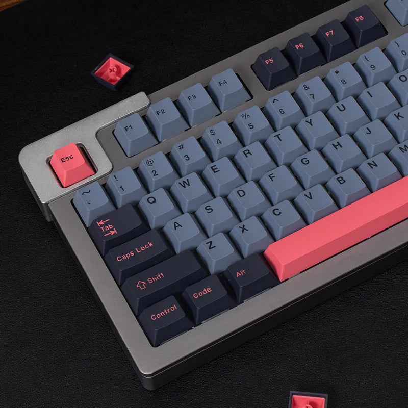 Double Shot Keycaps Pbt GMK JTK Clone Big Set Keycaps 7U Alice Split Space Bars ISO ANSI Layout for Mechanical Keyboard Wooting