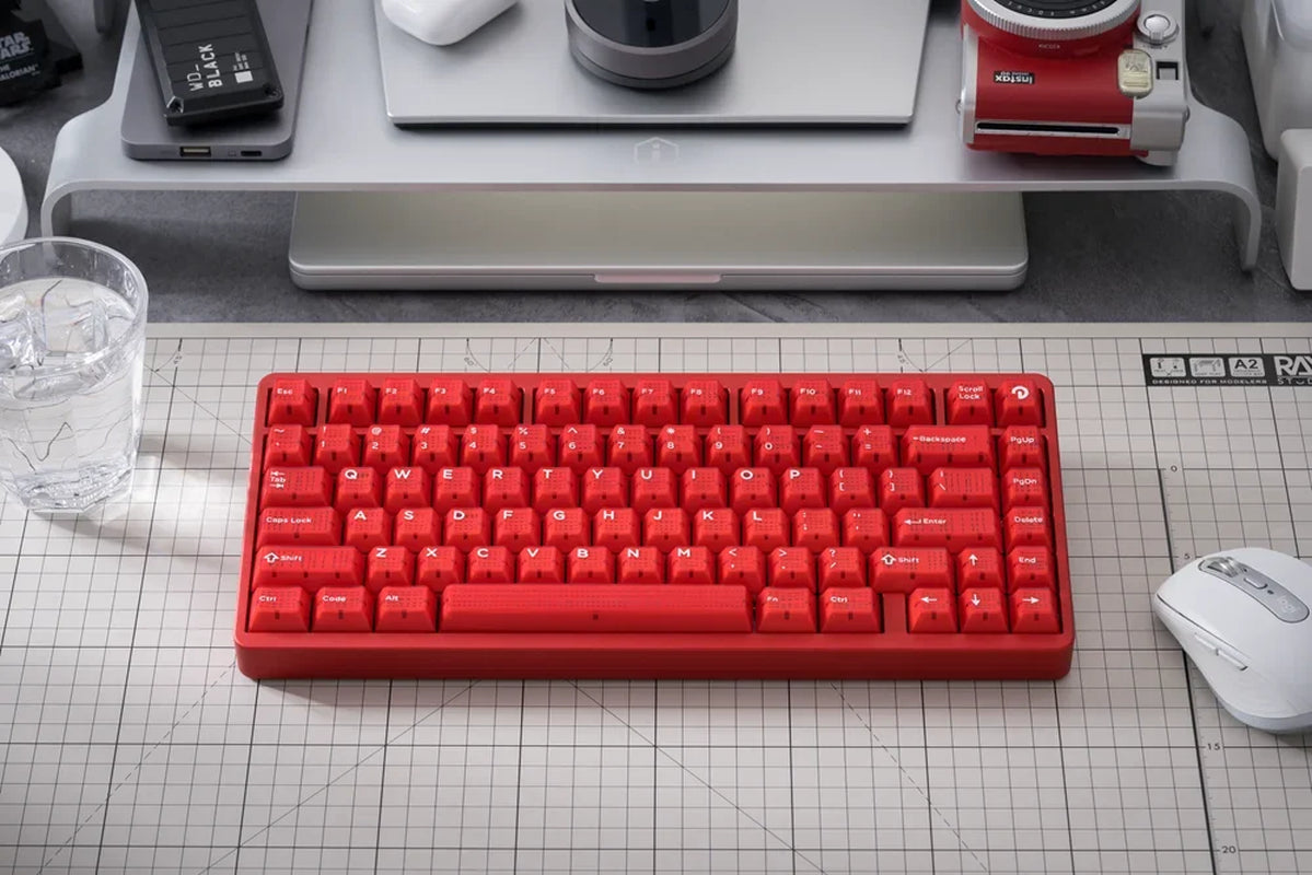 Ruby Cherry Profile Abs Doubleshot Backlit Keycap for Mx Keyboard Poker 87 104 Xd64 Xd68 BM60 BM65 BM68 BM80