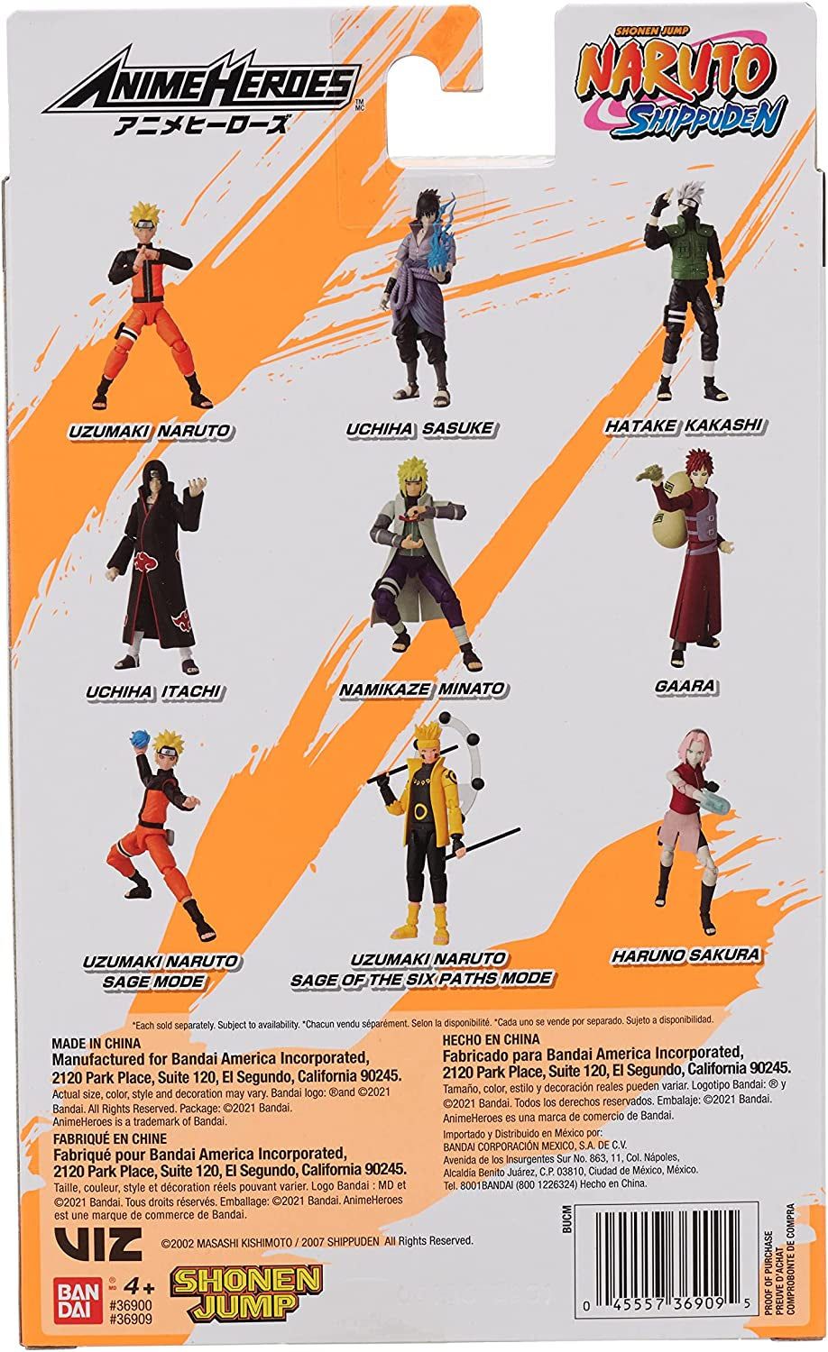 ANIME HEROES - Naruto Shippuden - Haruno Sakura Action Figure