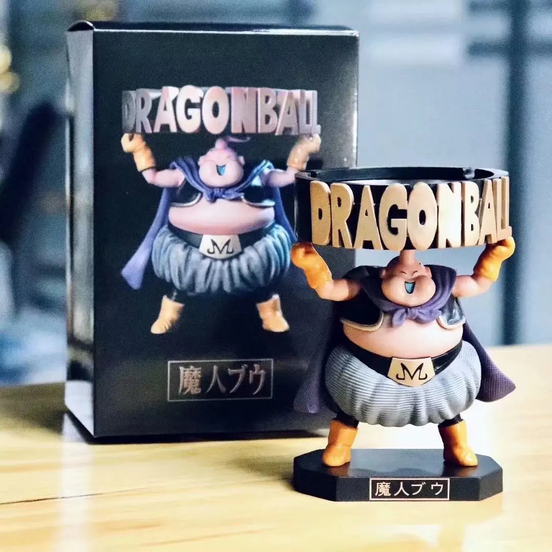Animation Majin Buu Ashtray Action Figure Toys Vinyl Model Collection Doll Gift Artware Desktop Decoration Ornament