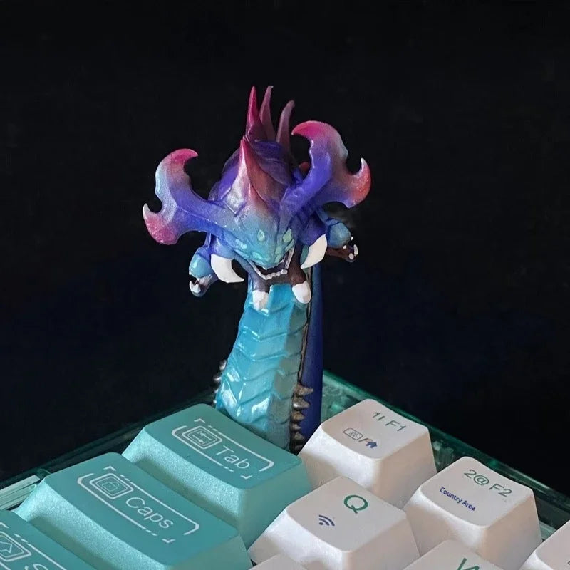 Lol Baron Nashor League of Legends Game Theme 3D Sculpture Mechanical Keyboard Custom Customize Keycap E-Sports Night Demon