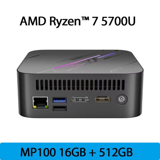 [World Premiere] Blackview Mini PC MP100  R7 5825U Mini PC 8-Core 16-Thread 16GB /32GB DDR4 512GB/1TB SSD Mini Computer PC
