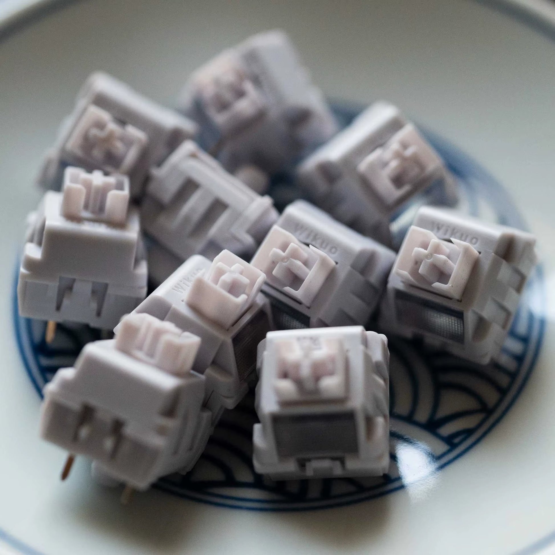 Wikuo Wild Gardenia Switch Mountain Field Gardenia Switch Zhizi 45G 56G Linear Switch for Mechanical Keyboard Factory Lubed
