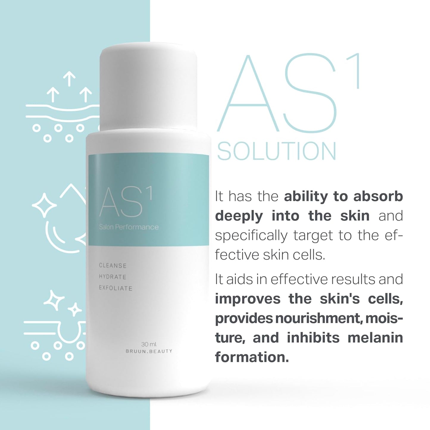 Facial Machine Concentrated Serums for Facial Cleansing – a Pack of 30 Ml 3 Aqua Peeling Solution AS1, SA2, and AO3 –Skin Care Solution Vacuum Face Cleaning Jet for Home and Spa