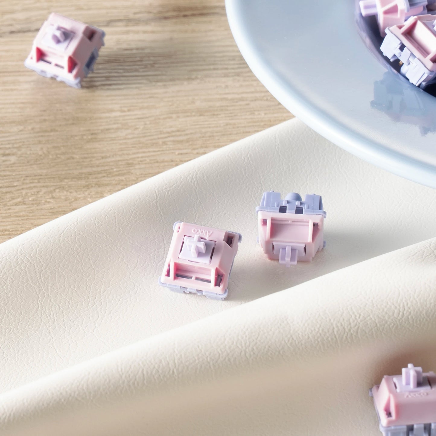 Fairy Switch 5 Pin 50Gf Linear Silent Switches for MX Mechanical Keyboard Suitable for Office Typing(45Pcs)