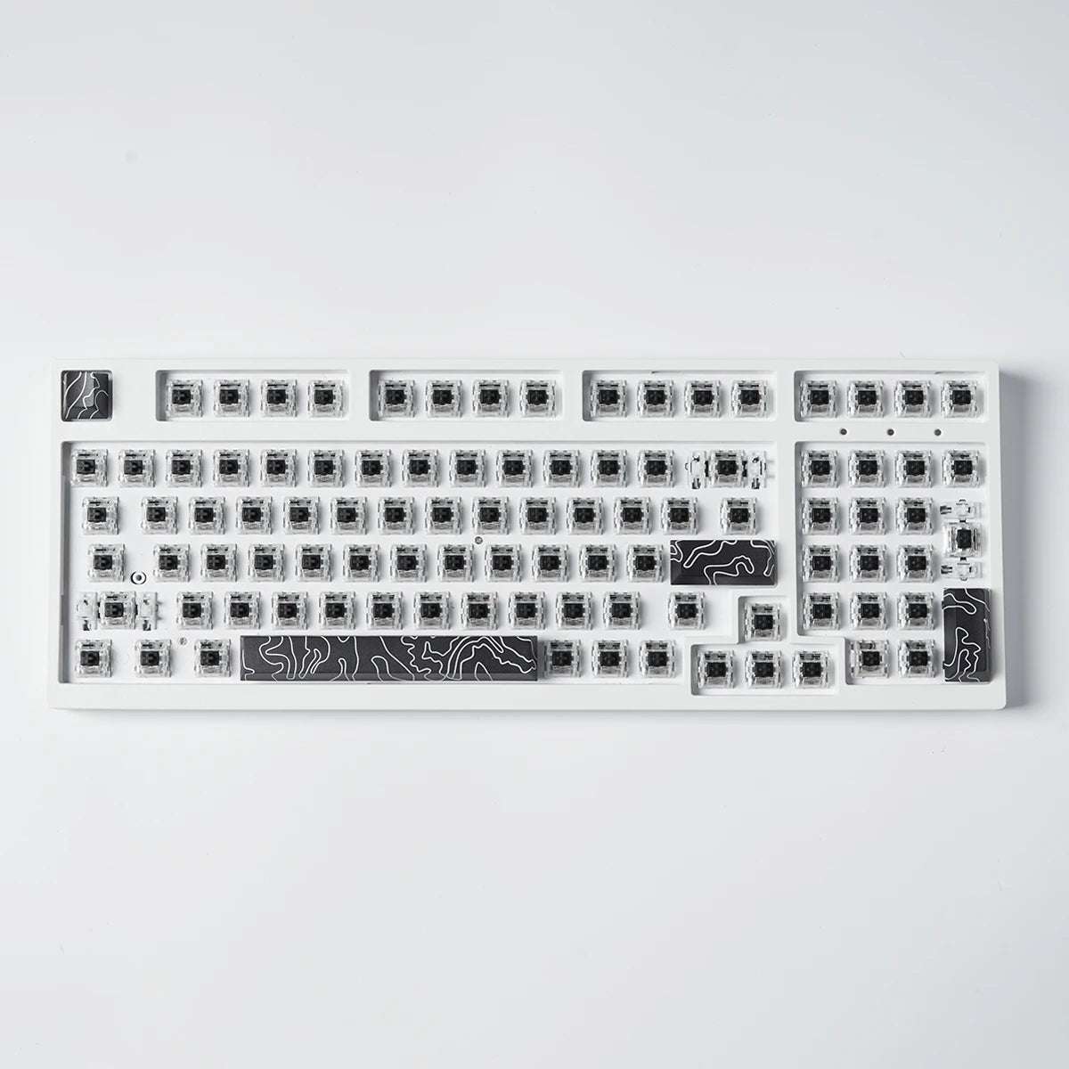 Coral Sea Keycap 4PCS Keycaps Cherry Profile Dye-Sub PBT Keycaps Space Bar 6.25U ESC Enter Custom Keycap for Mechanical Keyboard