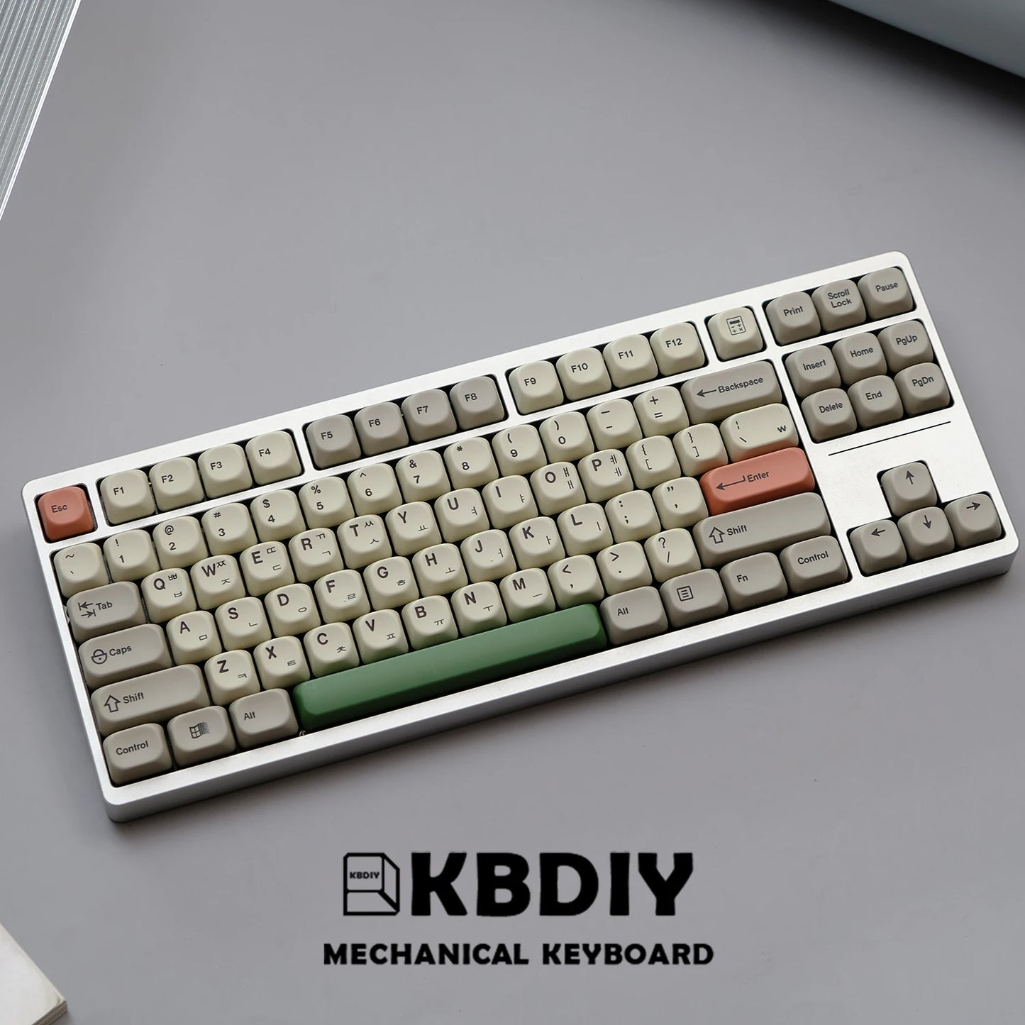 KOA Profile Keycap GMK Style Retro 9009 Theme PBT Keycaps for Mechanical Keyboard Gaming KIT Korean 139 Keys ISO Key Cap