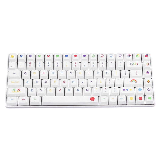 Keyboard Replacement Key Cap PBT Dye Sublimation Mechanical Keyboard Keycap Ergonomic Keyboard Accessories 126/127/134Keys