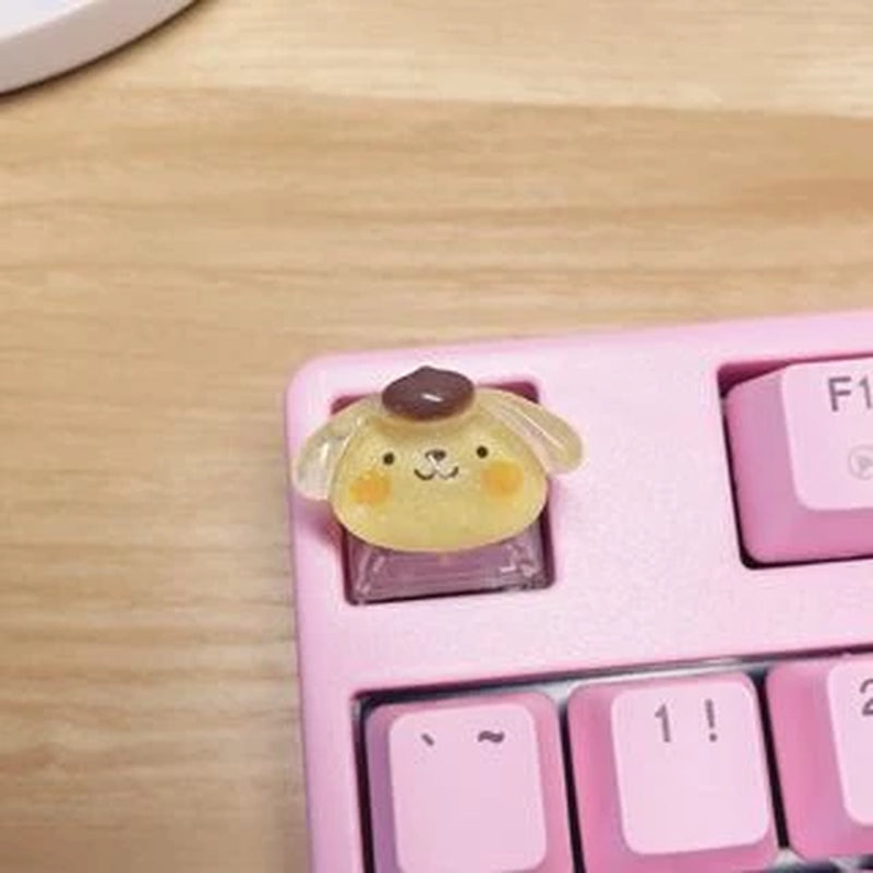 DIY Keycap Cute Cartoon Melody Coolomey Translucent Cross Mechanical Keyboard ESC Base Translucent Keycap