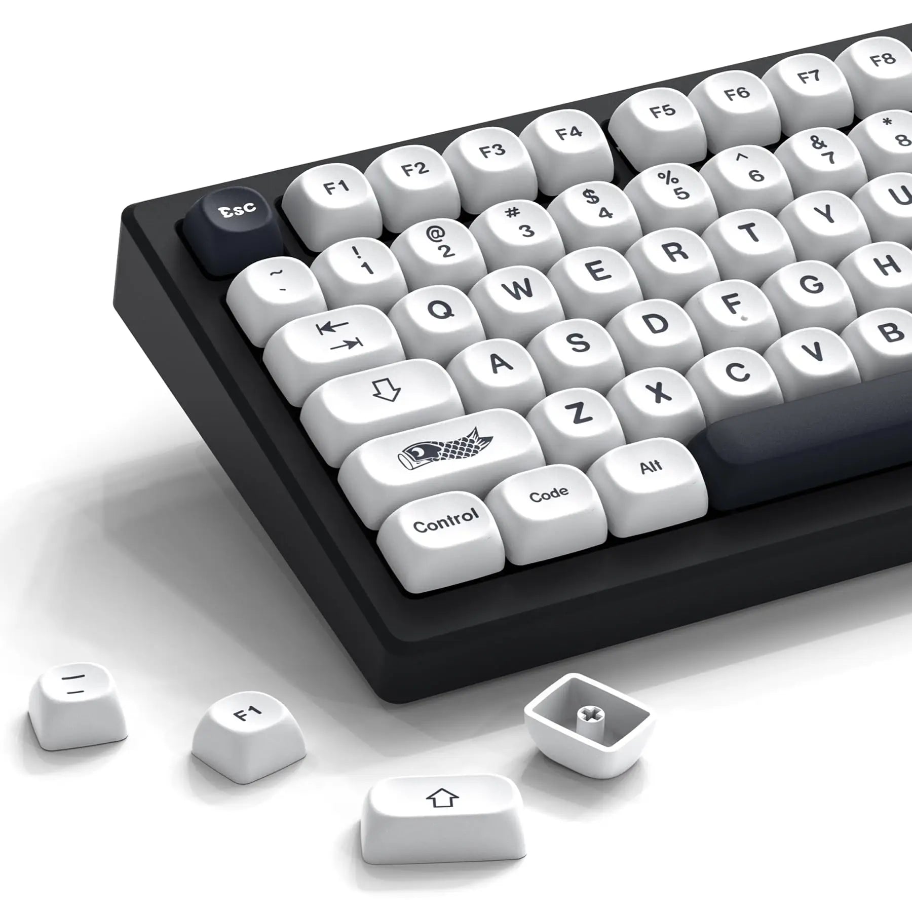 142 Keys Bow PBT Keycaps MOA Profile PBT Dye Sublimation DIY Key Caps for 61/87/104 Cherry MX Switch Gaming Mechanical Keyboard