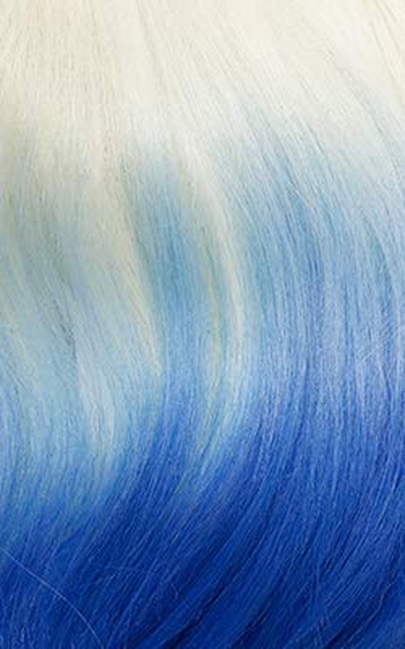 Sensationnel Vice Lace Front Wigs - Unit 10 5 Inch Deep Part Synthetic Preplucked Hairline (LT613/BLUE)