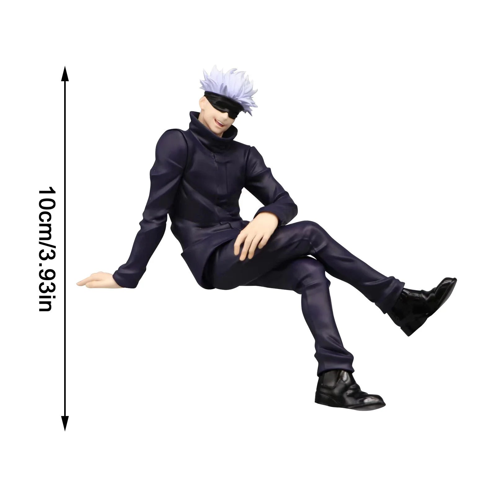 Satoru Gojo - Jujutsu Kaisen Anime Toy, Anime Figure Model, Cute Q Version Collectibles, Action Figure Statue, Home Car Decorations, Jujutsu Kaisen Peripherals Toys, Gifts for Fans Kids