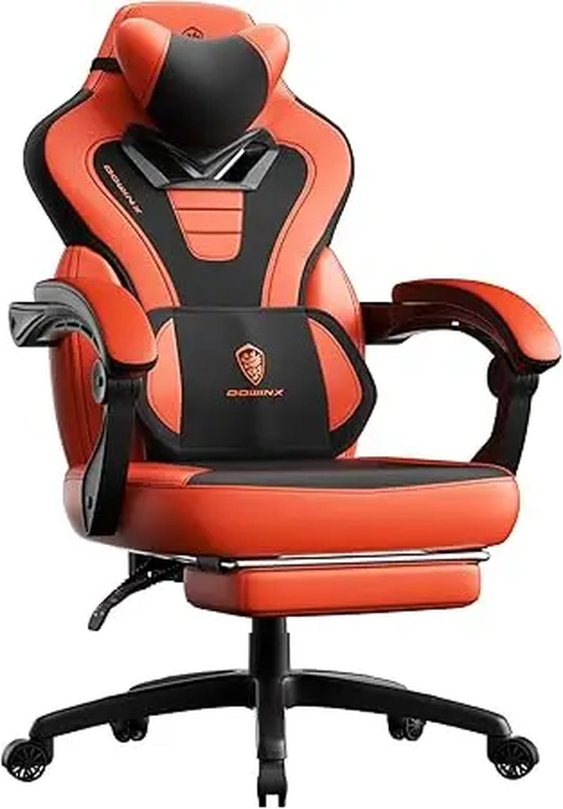 Gaming Chair with Footrest,Big and Tall Game Chair for Heavy People, Gamer Chair with Massage Lumbar Support,Ergonomic Computer